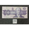 Image 1 : 1989 CDN $10 BANKNOTE - UNCIRCULATED