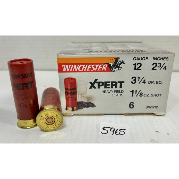 AMMO: 25X WINCHESTER 12 GA - 2-3/4IN - #6