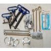 Image 1 : JOB LOT - HARDWARE - INCL TURN BUCKLES, EYE BOLTS, CARRIAGE BOLTS, ETC
