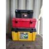 Image 1 : LOT OF 3 - PLASTIC TOOL CHESTS - INCL STRONG N' STUFF