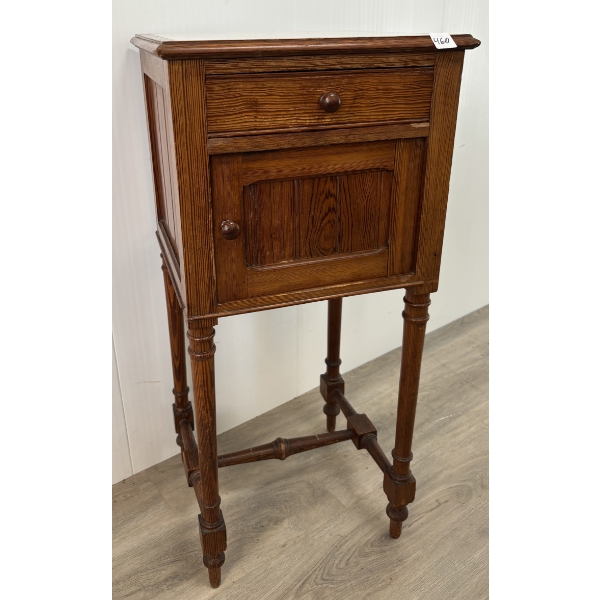 SMOKERS STAND W / MARBLE INLAY TOP