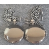 Image 7 : LOT OF 2 - POCKET WATCHES W/ CHAINS - BATTERY OP