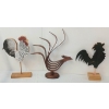 Image 3 : LOT OF 7 - FOLK ART ROOSTERS 