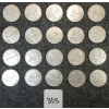 Image 1 : LOT OF 20 - 1968 CDN 25 CENT COINS 