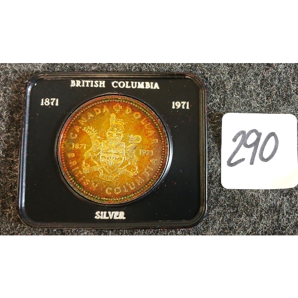1971 RCM BRITISH COLUMBIA SILVER DOLLAR