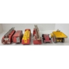 Image 4 : LOT OF 6 - DINKY TOYS DIECAST MODELS - SHELL CHEMICALS TRUCK, FIRE ENGINES, DUMP TRUCK, ETC