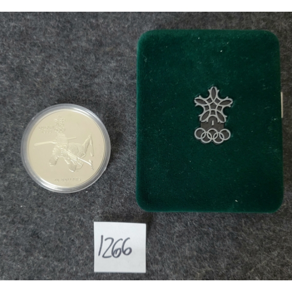 1988 RCM $20 SILVER COIN - CALGARY WINTER OLYMPICS