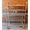 Image 1 : ULINE TIERED METAL ROLLING SHELF 