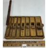 Image 3 : ENGLISH STEEL / BEECH MATCHED SET OF HOLLOWING PLANES
