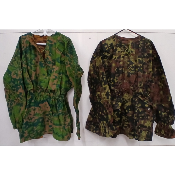 LOT OF 2 - REVERSIBLE CAMO JACKETS
