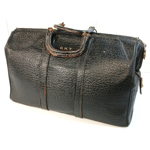 CONMAR LEATHER DOCTOR'S BAG - CIRCA 1920-40's