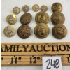 Image 3 : QTY OF MILITARY BUTTONS - INCL 1ST PUNJAB REG'T, ROYAL GRENADIERS, ETC