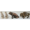 Image 3 : LOT OF 4 - CAST IRON BUFFALO & PIG COIN BANKS & GREYHOUND FIGURES