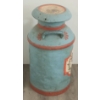 Image 5 : HAND PAINTED ROOSTER MOTIF MILK CAN W/ LID