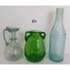 Image 3 : JOB LOT - BLUE & GREEN GLASS BOTTLES & BOTTLE OPENERS - INCL COCA-COLA & STEAM WHISTLE