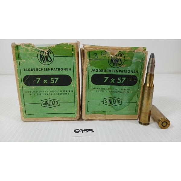 AMMO: 18X SINOXID 7X57 - 112GR - SP