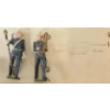 Image 3 : LOT OF 2 - BRITAINS SOLDIERS LEAD FIGURES - NO. 2101 U.S. MARINE CORPS COLOUR GUARD & 2117 ARMY BAND