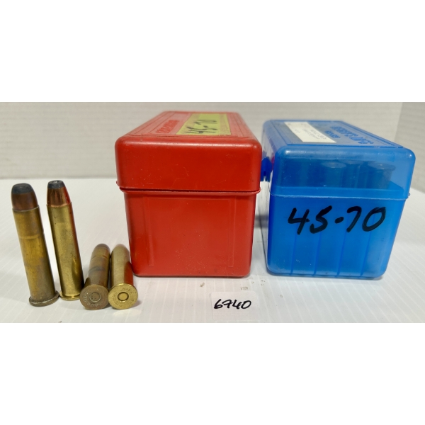 AMMO: 45X MIXED .45-70 GOVT - FACTORY & RELOADS