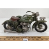 Image 4 : TOY WAGON U.S. ARMY METAL MOTORBIKE W/ SIDE CAR