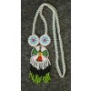 Image 2 : HAND-CRAFTED SEED BEAD TRIPLE MEDALLION NECKLACE 
