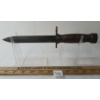 Image 2 : 1959 ITALIAN ARMY M1 CARBINE BAYONET W/ SCABBARD & FROG