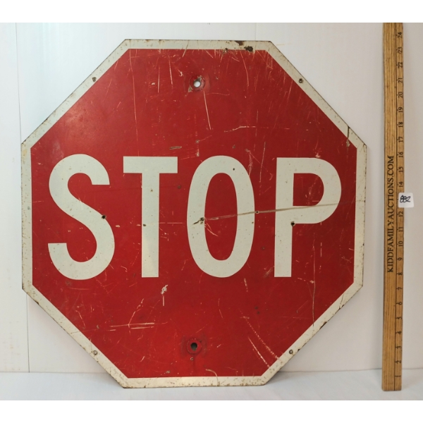 STOP SIGN - SINGLE SIDED METAL