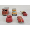 Image 3 : LOT OF 5 - TIN FRICTION CARS - INCL FIRE CHIEF, DELIVERY TRUCK, TOW TRUCK, ETC