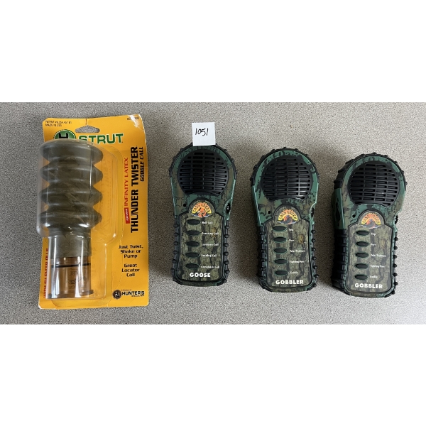 LOT OF 4 - GAME CALLS