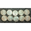 Image 2 : LOT OF 10 - 1962 CDN 10 CENT COINS