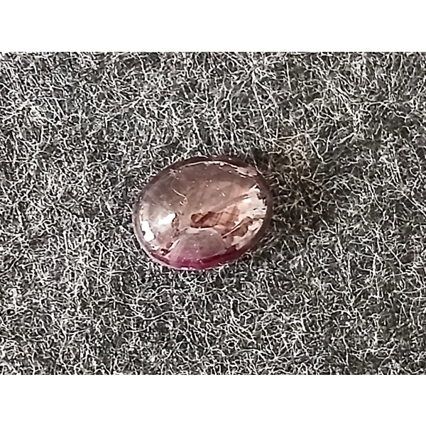 OVAL CABOCHON CUT LOOSE NATURAL UNTREATED PREMIUM STAR RUBY ($20,385.00 APPRAISAL)