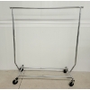 Image 1 : ROLLING CLOTHES RACK W/ EXTENDABLE ENDS