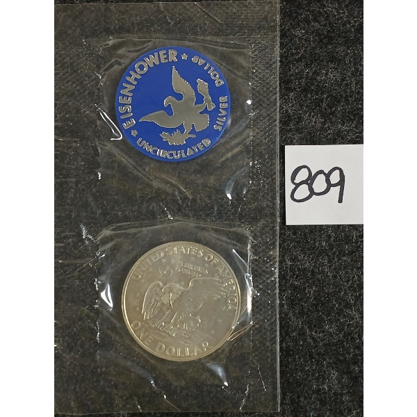 1971 U.S. EISENHOWER SILVER DOLLAR - UNCIRCULATED
