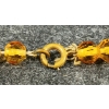 Image 2 : ROOT BEER LUCITE BEAD NECKLACE
