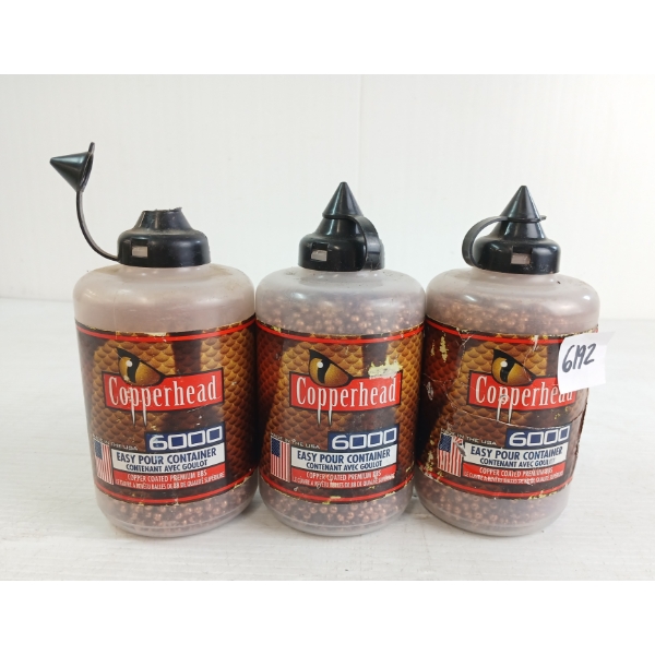 BBS: APPROX 1700X COPPERHEAD COATED BBS