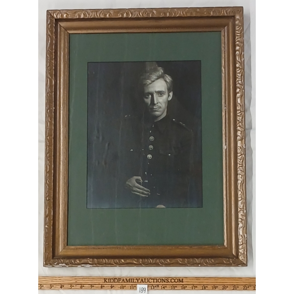 UNKNOWN SOLDIER'S PHOTOGRAPH - FRAMED