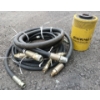 Image 1 : LOT OF 4 - ENERPAC 30T CYLINDER & 3 HOSES