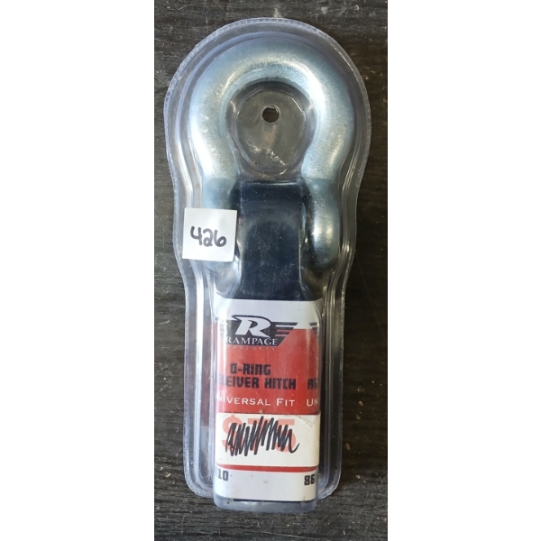 RAMPAGE UNIVERSAL FIT D-RING RECEIVER HITCH - AS NEW