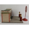 Image 3 : LOT OF 2 - TEXACO PRESS-BOARD PLAY SET & TIN SIGN