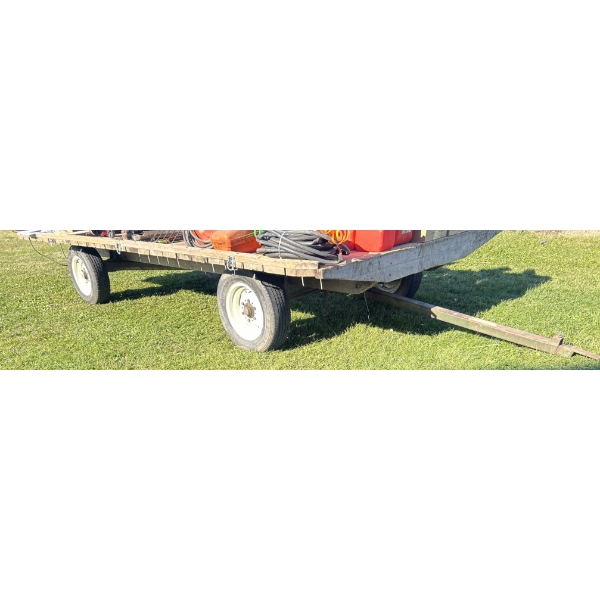 FLAT RACK WAGON - 16 FOOT - MARTIN RUNNING GEAR