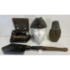 Image 1 : LOT OF 4 - MISC EAST GERMAN MILITARIA