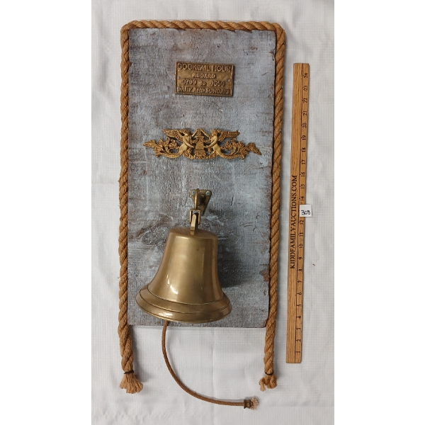 DECORATIVE COCKTAIL HOUR SHIP BELL