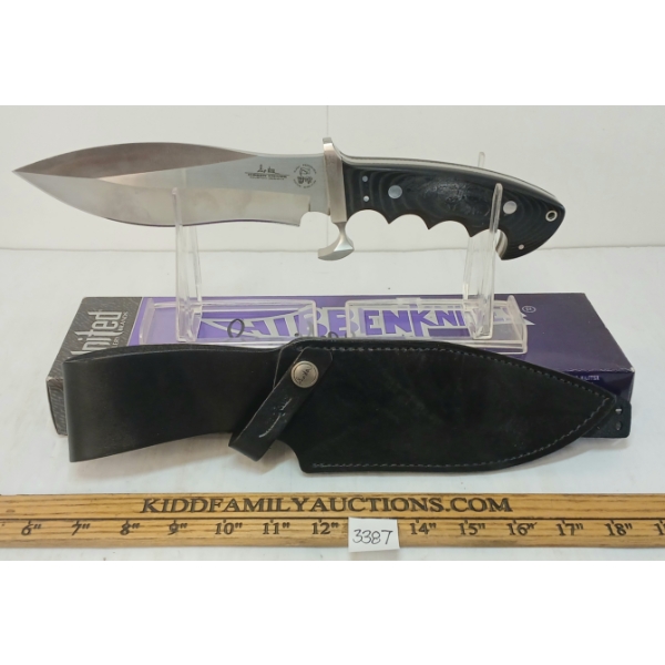 HIBBEN KNIFE W/ LEATHER SHEATH