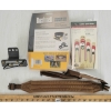Image 2 : LOT OF 4 - UNCLE MIKE'S RIFLE SLING, LEATHER SPORTS GLOVES, BUSHNELL OPTIC PK & COBRA PIN SIGHT