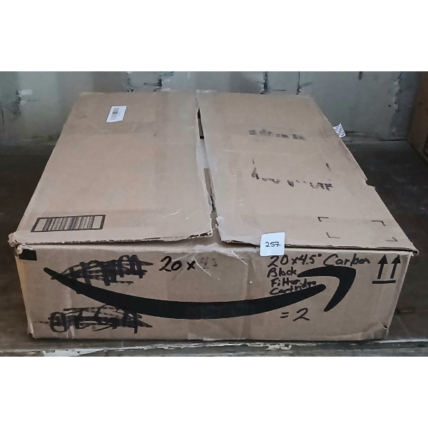 LOT OF 2 - 20 X 4 1/2IN FURNACE CARBON BLACK AIR FILTERS - AS NEW