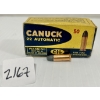 Image 1 : AMMO: 50X CIL CANUCK .22 WIN AUTO - 45 GR LEAD