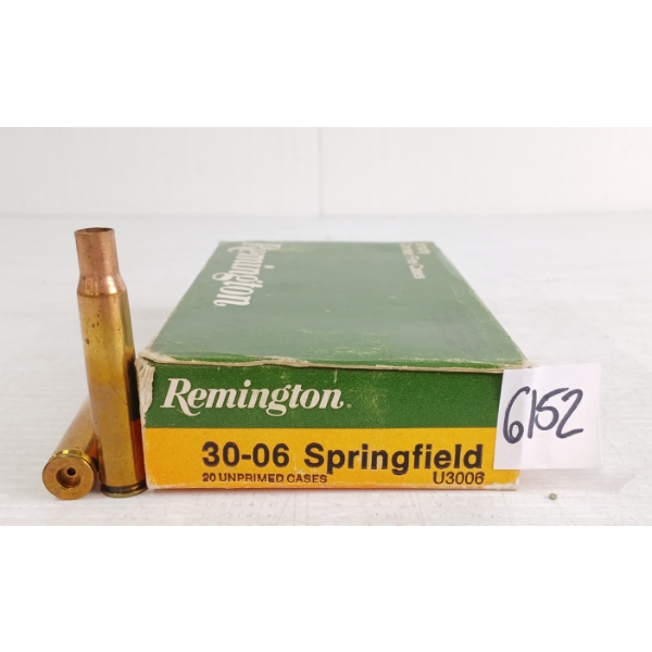 BRASS: 20X REMINGTON .30-06SPRG UNPRIMED BRASS