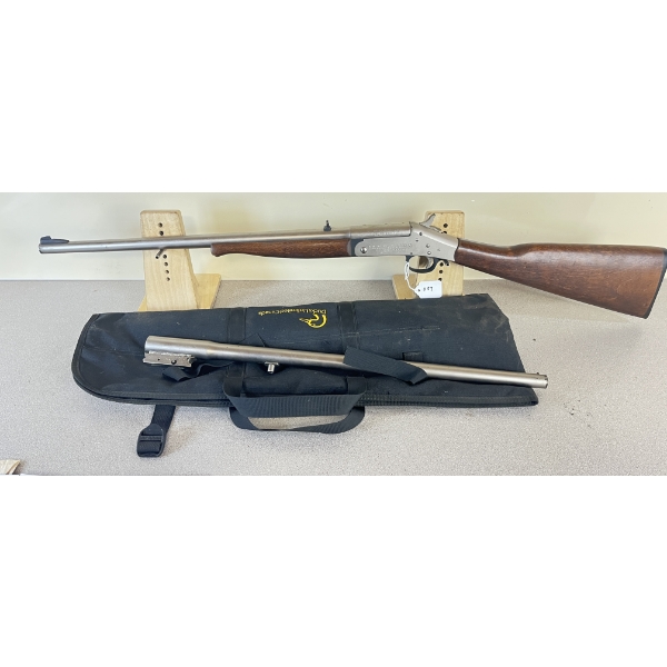 NEW ENGLAND FIREARMS CO. HANDI RIFLE, DUCKS UNLIMITED EDITION, IN .30-30 WIN 