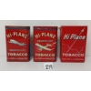 Image 1 : LOT OF 3 - HI-PLANE TOBACCO TINS & SEALED TOBACCO BOX