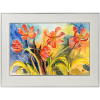 Image 1 : SPRING FLOWERS BY JAMES MACDOUGALL (PRS CDN ARTIST) - FRAMED WATERCOLOUR ON PAPER