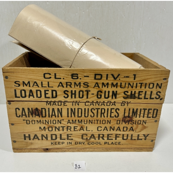 CRATE LOT - CIL AMMO CRATE WITH CONTENTS